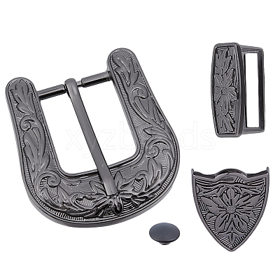 1Pc Belt Alloy Buckle Sets FIND-GF0008-76B-1