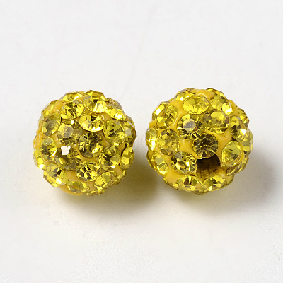Pave Disco Ball Beads RB-H258-8MM-249-1