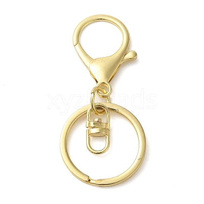 Alloy Keychain Clasp Findings X-KEYC-D050-03G-1