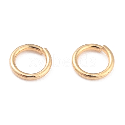 Rack Plating Brass Open Jump Rings LS-KK-O139-18C-G-1