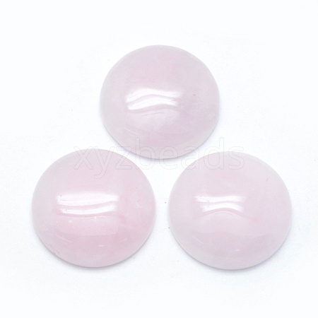 Natural Rose Quartz Cabochons G-E492-A-11-1