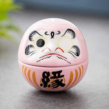 Porcelain Daruma Display Decoration PW-WG0B496-03-1