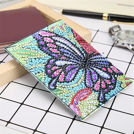 DIY Diamond Painting Passport Cover Kits DIAM-PW0010-39K-1