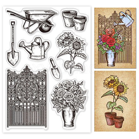 Custom PVC Plastic Clear Stamps DIY-WH0448-0543-1