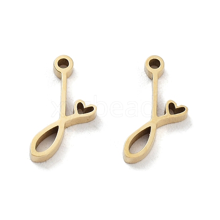 304 Stainless Steel Charms X-STAS-M327-02G-J-1