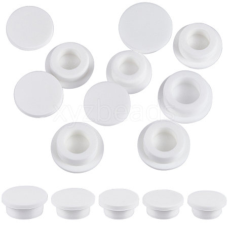 Gorgecraft 10Pcs 5 Styles Silicone Hole Plug Waterproof Plug AJEW-GF0007-93-1