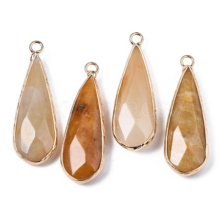 Natural Topaz Jade Pendants G-S359-319F-1