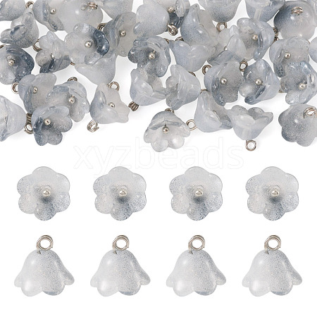 38Pcs Glass Charms GLAA-TADJ0001-19D-1