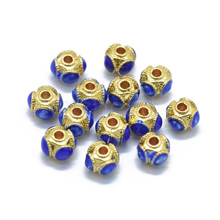 Brass Beads KK-L184-86G-1