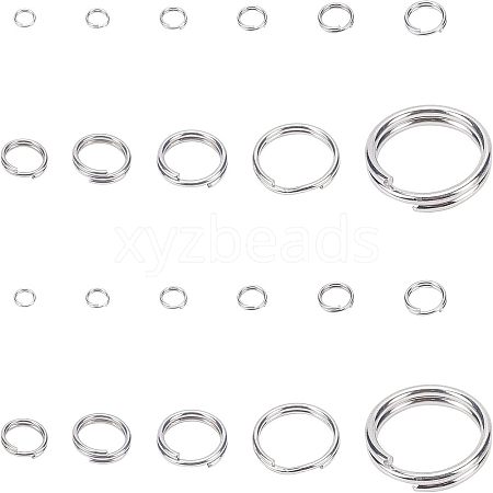 SUPERFINDINGS 201 Stainless Steel Split Ring STAS-FH0001-39-1