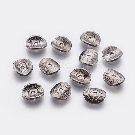 Tibetan Style Wavy Spacer Beads LS-TIBEP-A11067-B-LF-1