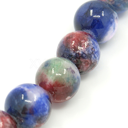 Natural Persian Jade Beads Strands X-G-D434-6mm-02-1