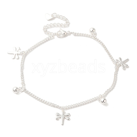 304 Stainless Steel Charm Bracelets BJEW-L673-022S-02-1