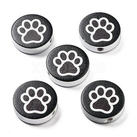 Dog Theme Wood Beads WOOD-M011-04B-02-1