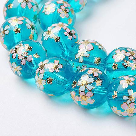 Handmade Lampwork Beads Strands LAMP-E015-01E-1