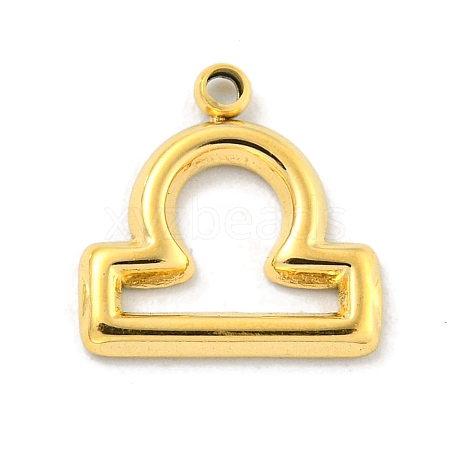 Real 18K Gold Plated PVD Vacuum Plating 304 Stainless Steel Pendants STAS-L278-002G-07-1