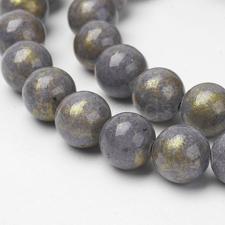 Natural Mashan Jade Beads Strands G-P232-01-A-4mm-1