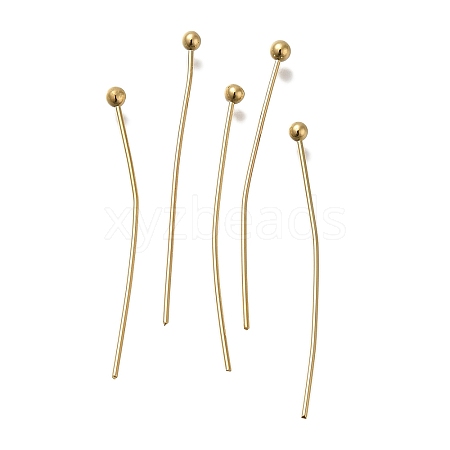 Brass Ball Head Pins KK-H502-03N-G-1