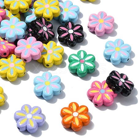 30Pcs Alloy Enamel Beads ENAM-CJ0006-20-1