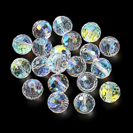AB Color Plated Glass Beads EGLA-P059-02B-AB29-1