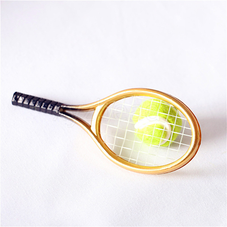 Plastic Miniature Tennis & Rackets MIMO-PW0003-118C-1