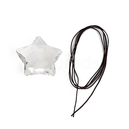 Star Glass Suncatchers HJEW-Z009-01A-01-1