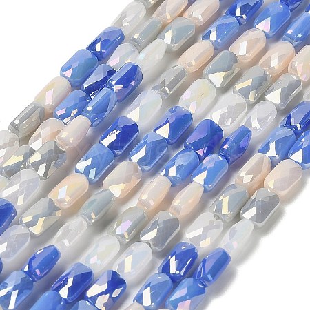 Electroplate Glass Beads Strands EGLA-P065-02A-05-1