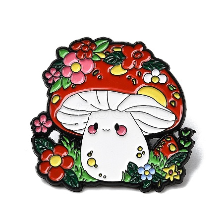 Mushuroom Enamel Pins JEWB-I055-02EB-02-1
