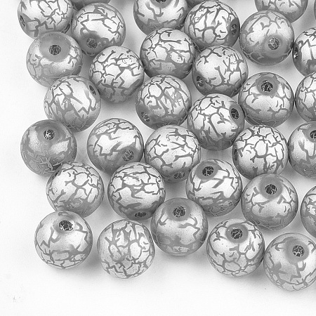 Electroplate Glass Beads X-EGLA-S178-03G-1