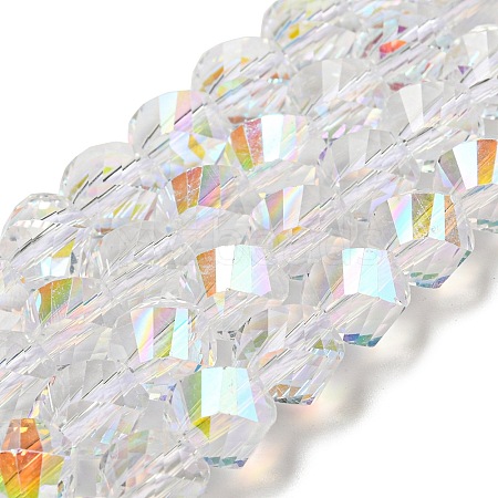 Glass Imitation Austrian Crystal Beads GLAA-F108-08B-1-1