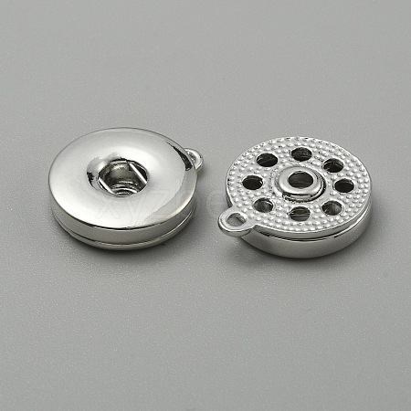 Alloy Hang Snap Base Pendant LS-FIND-WH0110-280P-1