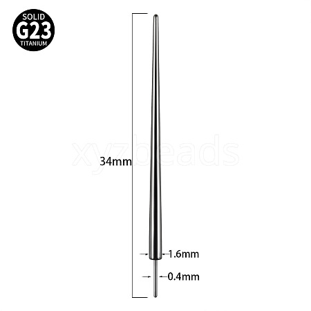 G23 Titanium Piercing Taper Insertion Pins WGC7943-08-1