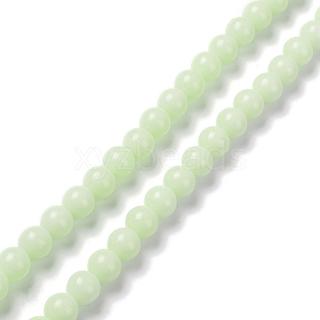 Synthetic Luminous Stone Beads Strands G-L582-01C-1