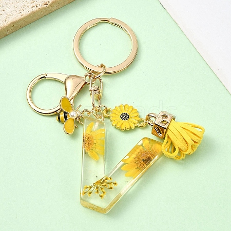 Resin & Alloy Enamel Keychain KEYC-YW00134-22-1