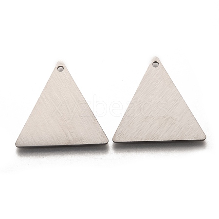 Tarnish Resistant 304 Stainless Steel Pendants STAS-O133-04F-P-1