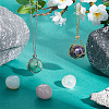 2Pcs 2 Colors 304 Stainless Steel Macrame Pouch Pendant Necklace Makings NJEW-PH0001-59-4