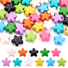 44Pcs 11 Colors Spray Painted Alloy Beads FIND-TA0003-02-2