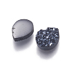 Imitation Druzy Gemstone Resin Beads RESI-L026-C01-2