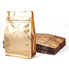 10Pcs BOPP and Aluminized PET and PE Resealable Coffee Zipper Bags with Valve ABAG-TA0001-93D-2