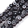 Handmade Millefiori Glass Bead Strands LAMP-J035-4mm-01-1