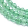 Natural Green Onyx Agate Beads Strands G-G792-41-3