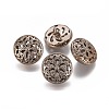 Alloy Shank Buttons BUTT-WH0014-05B-2
