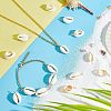 60Pcs Natural Cowrie Shell Pendants FIND-FH0004-87-6