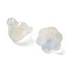 Transparent Glass Beads Caps GLAA-B028-01K-2