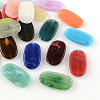 Oval Imitation Gemstone Acrylic Beads OACR-R048-M-1