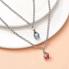 6 Bags 6 Colors Tibetan Style Alloy Charms FIND-YW0004-13-5