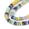 Electroplate Glass Beads Strands EGLA-Q132-05A-01-3