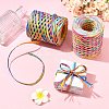 2 Rolls 2 Colors 80M Raffia Ribbon OCOR-CJ0004-10-6