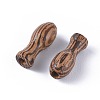 Natural Wenge Wood Beads X-WOOD-Q045-01-1