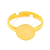Brass Pad Ring Base Findings EC022-M-NR-3